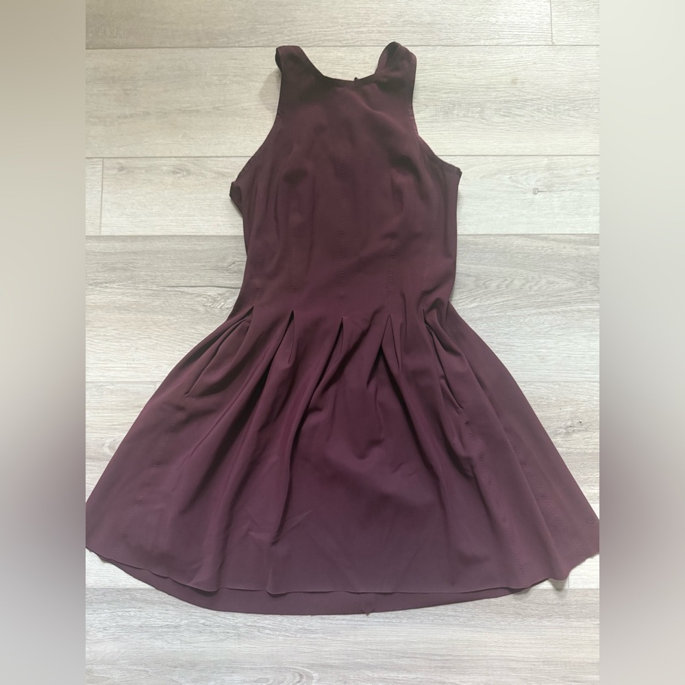 Maroon lululemon tennis dress